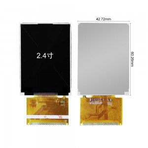 2.4 "tft экрани LCD 240*320 кафшершуда 37PIN экрани LCD ILI9341V Экрани рангаи саноатӣ tft