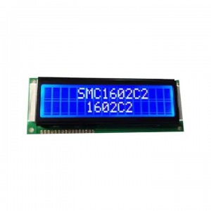 Modulu Display LCD 16 × 2 di caratteri blu grande