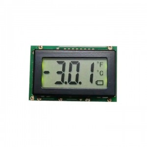 7 segment display med 3 sifre Liten størrelse LCD bakgrunnsbelysning