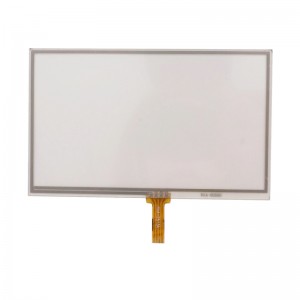 Standard Sensitive 5 ນິ້ວ 4 Wires Resistive LCD Touch Screen glass