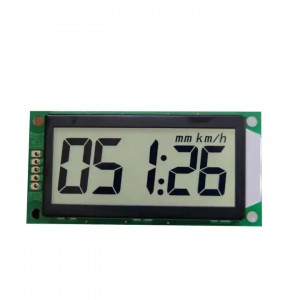 Pantalla LCD de 5 dígits de 7 segments per a velocímetre de moto