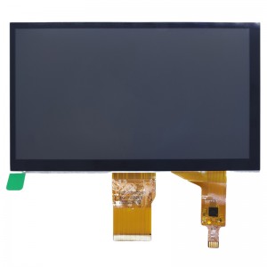 7 ”LCD მოდული ტევადი სენსორული პანელით შეიძლება მორგებული იყოს