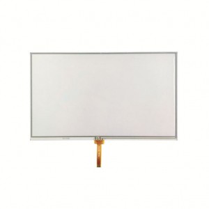 Industrial 7 pulgada 4 wire resistive touch screen glass