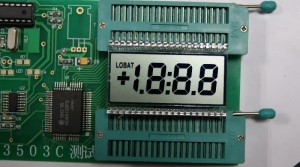 3.5 digit TN lcd glass display lcd for voltmeter