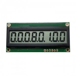 8 digit reflective segment calculator lcd screen display