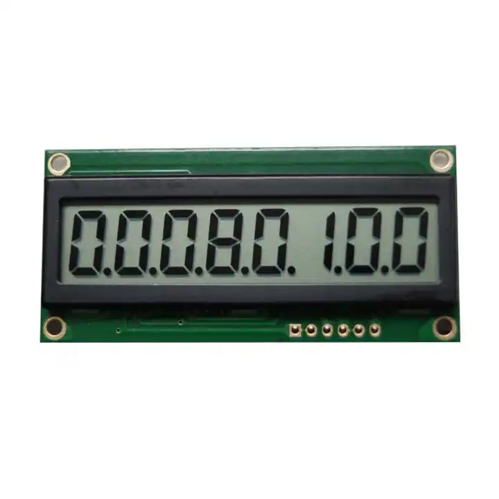 China 8 digit reflective segment calculator lcd screen display