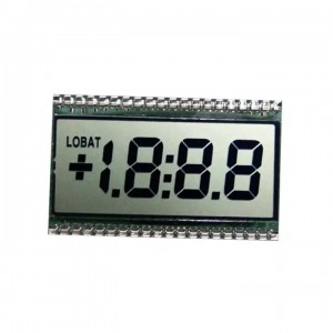 Écran LCD en verre TN à 3,5 chiffres pour voltmètre