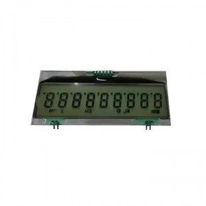 Custom tn htn reflective positive 9 digits 10 pin cog lcd display energy meter