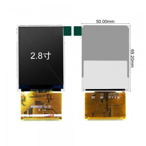 2,8 "LCD spalvotas ekranas TFT ekranas skaitmeninis instrumentas medicinos prietaisas
