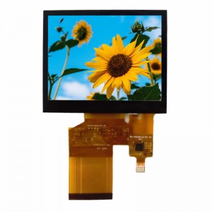 TFT 3,5-calowy, niestandardowy interfejs LCD, pojemnościowy panel dotykowy, moduł wyświetlacza o przekątnej 3,5 cala