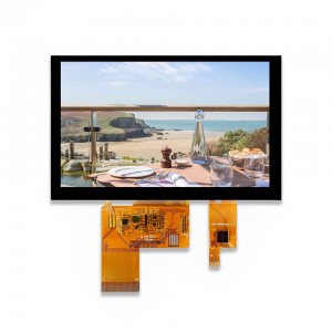 Display LCD 5-inch Modulu IPS HD Capacità di distribuzione di energia touch panel TFT intelligente