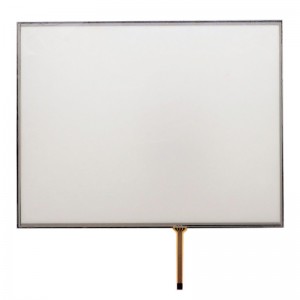 10.4 اینچ صفحه نمایش لمسی شیشه ای سفارشی 5 سیم 4 سیم لوازم جانبی پانل تجاری تجاری