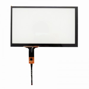8 လက်မ Capacitive touch screen Anti-Abrasion Glass-Film-Glass (GFG) ဖွဲ့စည်းပုံ