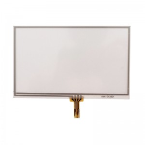 4.3 inch 4wire resistive touch panel, touchscreen overlay,4-wire resistive touch panel with high resolution