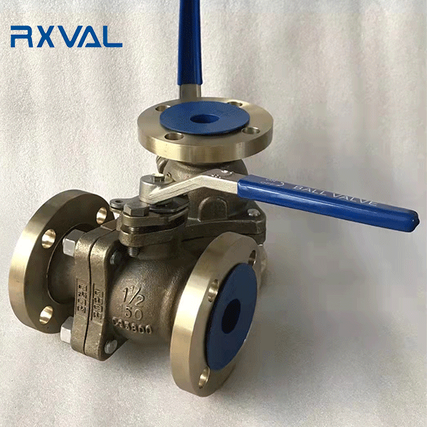China wholesale Electrically Operated Ball Valve Manufacturer –  Nickel Aluminum Bronze Ball Valve C95800 150LB Flanged End – Ruixin Valve