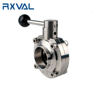 China wholesale Stainless Steel Sanitary Check Valves Factory –  SMS Sanitary Butterfly Valve Welding End with Pull Handle – Ruixin Valve