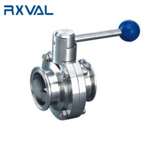 China wholesale Sanitary Spring Check Valve Manufacturer –  SMS Sanitary Butterfly Valve Clamp End – Ruixin Valve