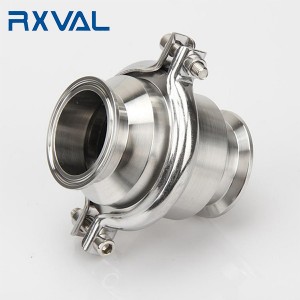 China wholesale Sanitary Valve Suppliers –  DIN Sanitary check Valve Clamp End – Ruixin Valve