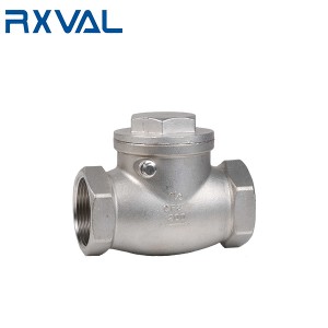 China wholesale Forged Check Valve Suppliers –  Threaded Swing Check Valve 200 PSI – Ruixin Valve