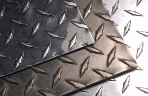 aluminum checker plate anodized black color aluminum tread plate