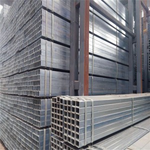 Reliable Supplier 275g Zinc Coated Galvanized Steel Square Pipe Fence Tube
