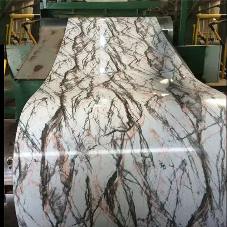 SPCC Marble Pattern Printing Pre-painted Steel Coil Featured Image