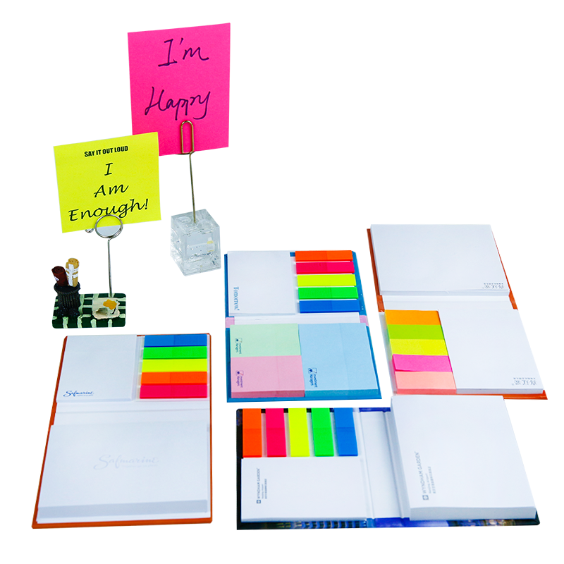 OEM kawaii 3d grid transparent sticky notes memo pads