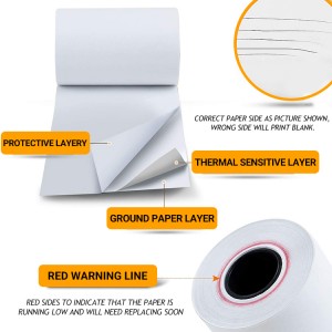 Factory Outlets Thermal Paper 4×6 - Eco friendly cinema ticket atm cash register thermal paper roll – Sailing