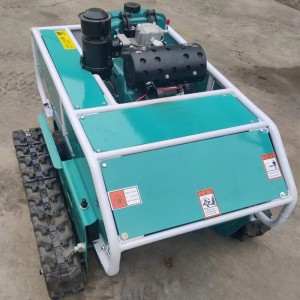 Crawler remote control robot mini lawn mower remote control slope mower self propelled gasoline lawn mowers