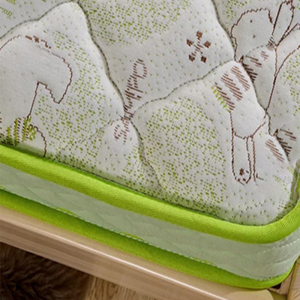 Kaharian ng Sampo Flame retardant cotton skin-friendly at breathable foam+spring crib mattress Minerva MT-03