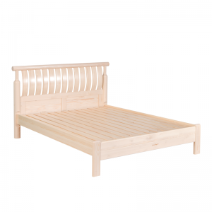 Sampo Kid’s Single Bed with Desk and Chair Natural Pine Design Single Bed Solid Pine Wood Bed Frame SP-B-DC017