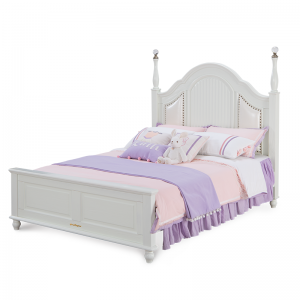 Sampo Kid's European style Shampoo series single bed Solid Pine Wood Bed Frame SP-B-GC038