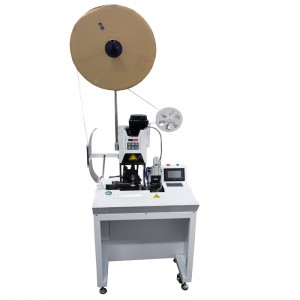 Automatic Flat Ribbon cable terminal stripping crimping machine