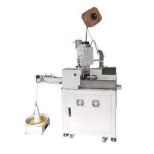 2 cable terminal crimping and tinning machine
