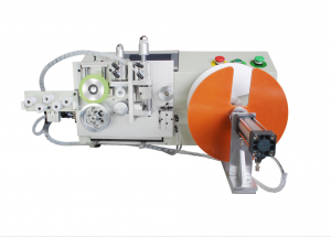 Automatic cable fixed length cutting winding machine