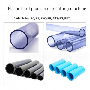 Automatic hard PVC tubes cutting machine