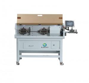 Automatic rotary cable peeling machine