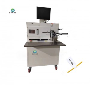 Real-time wire labeling machine