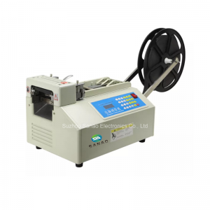 hook and loop round shape tape cutting machine