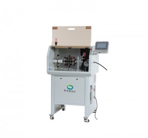 Automatic  tubes cutting tape wrapping machine