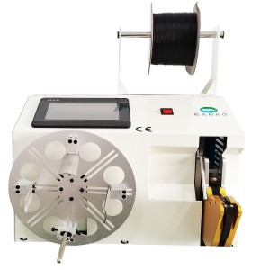 Manufacturing Companies for Multi-Cores Sheath Cable Crimping Machine - Semi-Automatic wire coil and tying machine – Sanao