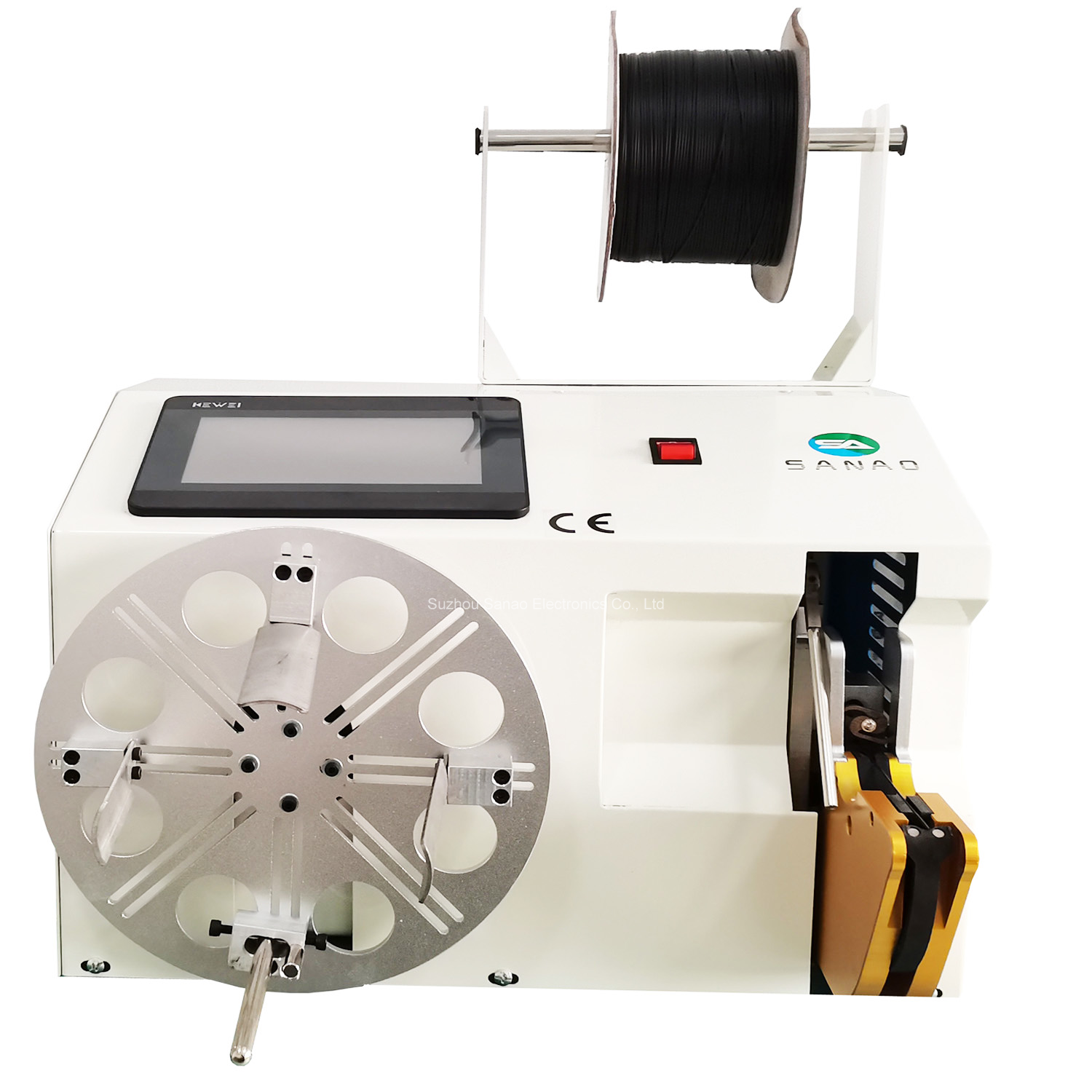Hot New Products Wire Cut Strip Machine -
 Semi-Automatic wire coil and tying machine – Sanao