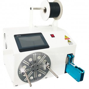 Wholesale Discount Ultrasonic Webbing Cutting Machine -
 Semi-Automatic Cable Coil winding bundling Machine – Sanao