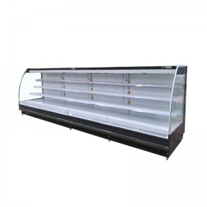 18 Years Factory China 3 Shelves Multideck Semi Open Display Cooler for Grocery Store