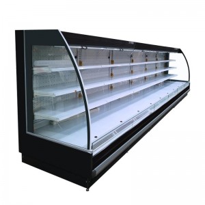 18 Years Factory China 3 Shelves Multideck Semi Open Display Cooler for Grocery Store