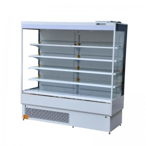Quoted price for Auchmc Am-C20 Open Chiller Vegetable & Milk Display Upright Multi-Deck Open Freezer with CE Big Capacity Commercial Refrigerator Air Cooling for Supermarket