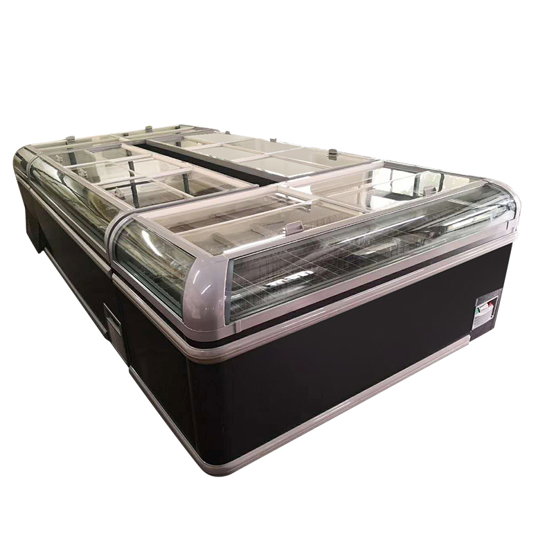 Chinese wholesale Island Refrigerated Display Cases - Smart Combinaion Island Freezer (Lingyao Model) – Sanao