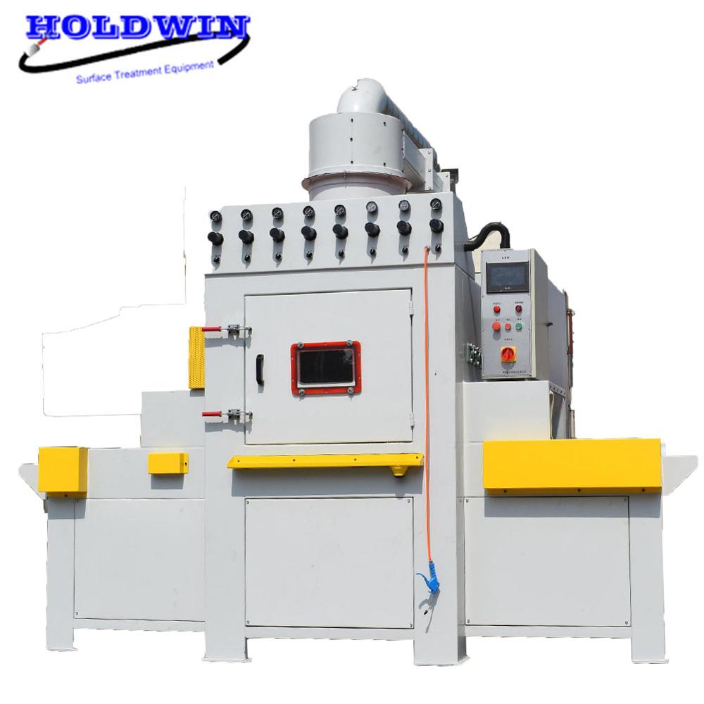 Holdwin Sandblaster Equipment Automatic Conveyor Sandblasting Machine Rust Remove Sandblaster