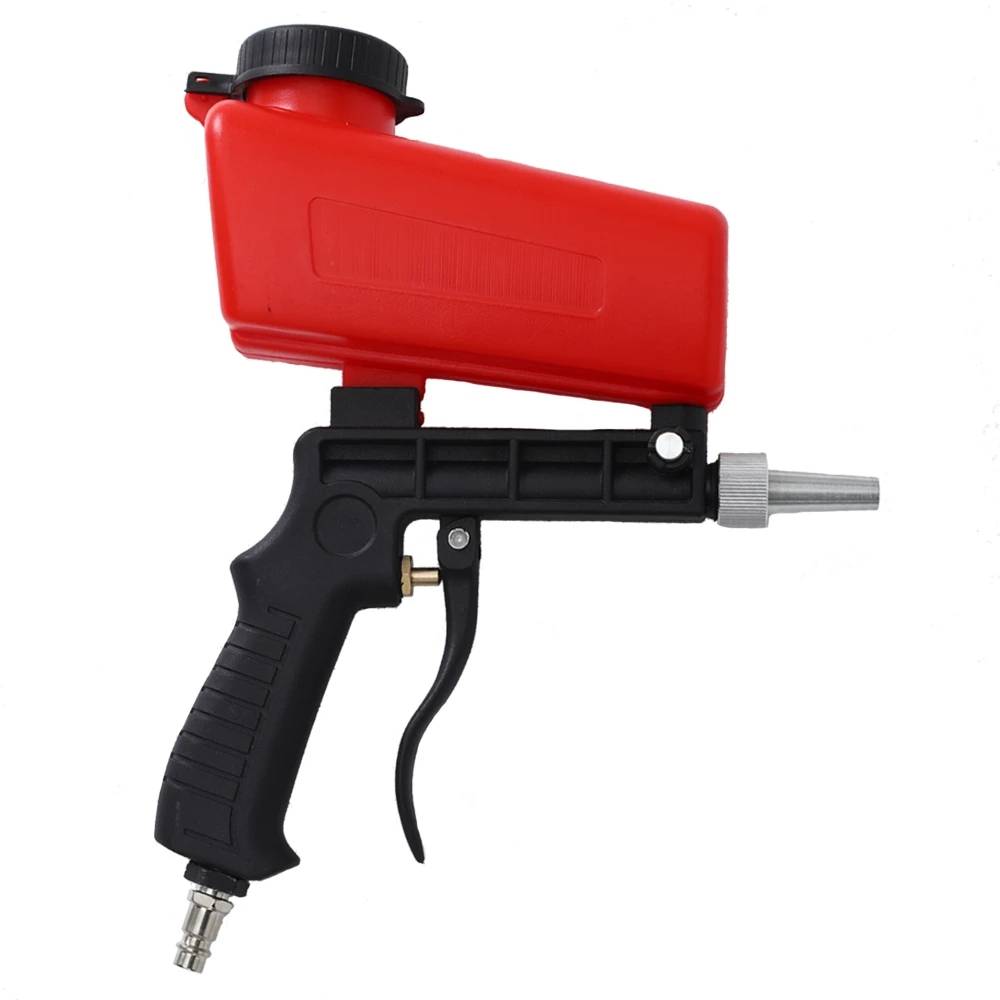 Portable Sandblasting Guns 90psi Adjustable Small Blasting Machine Derusting Sandblasting Spray Set Featured Image