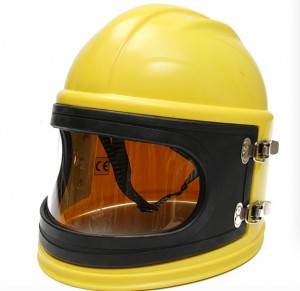 Sandblast helmet with filter Temperature regulator